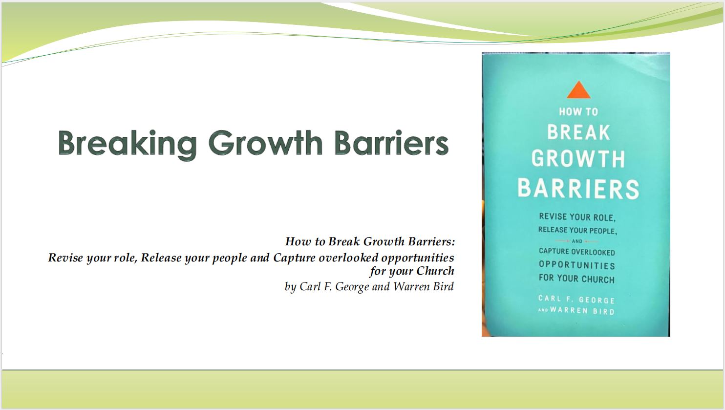 Breaking Growth Barrier (2)